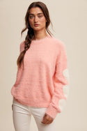 Give Love Fuzzy Knit Sweater