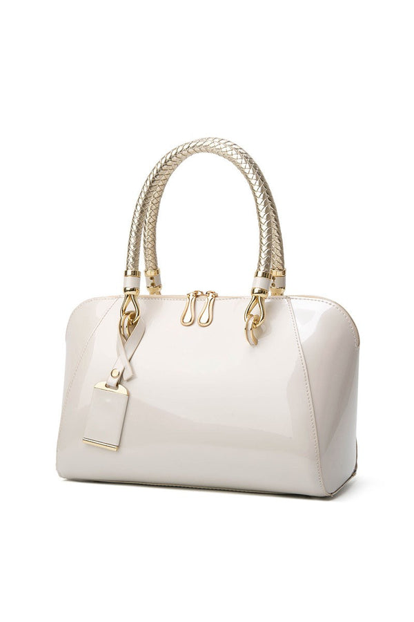 Patent Leather Evening Tote