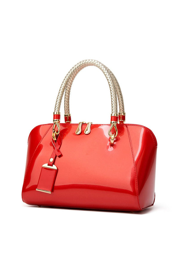 Patent Leather Evening Tote