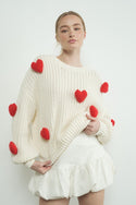 3D Heart Sweater