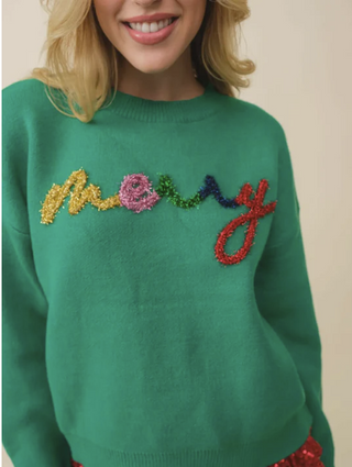 MERRY Letter Christmas Sweater