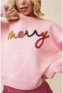 MERRY Letter Christmas Sweater